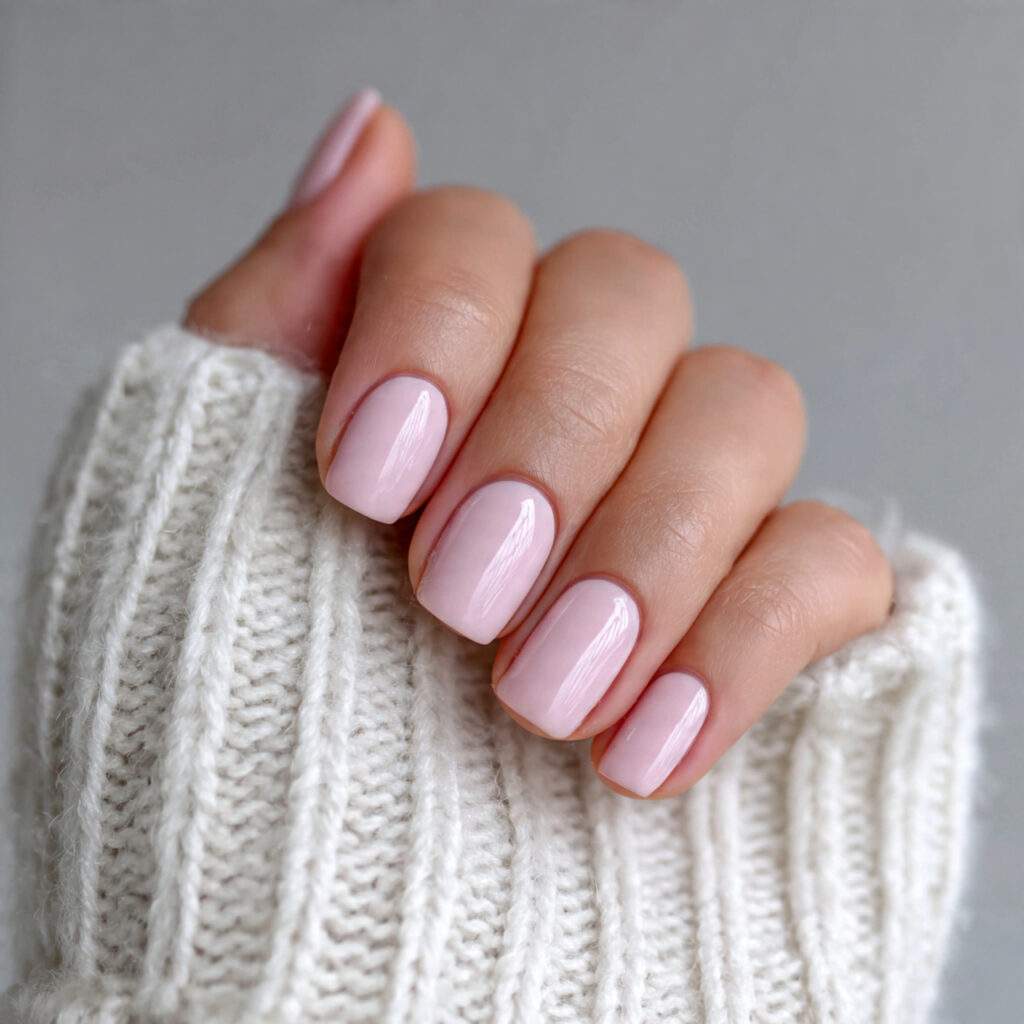 10 pale pink cozy nails for a