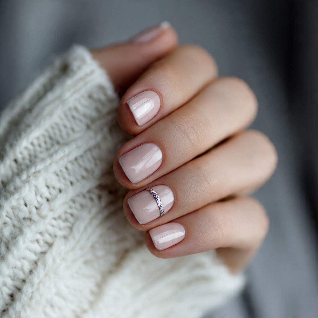 10 simple january nail designs with single