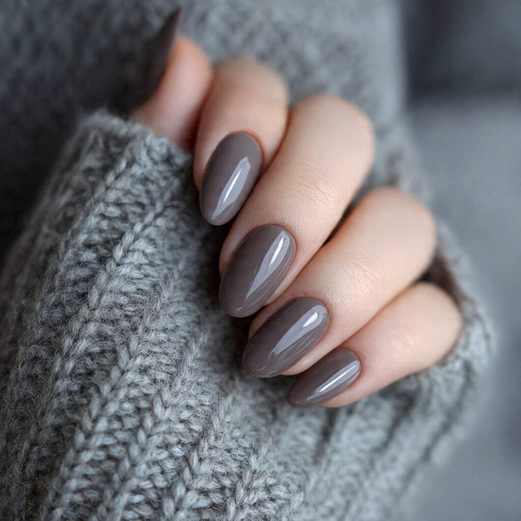 14 soft mocha gray january nails for