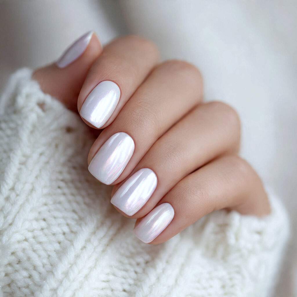 25 pearlescent finish nails
