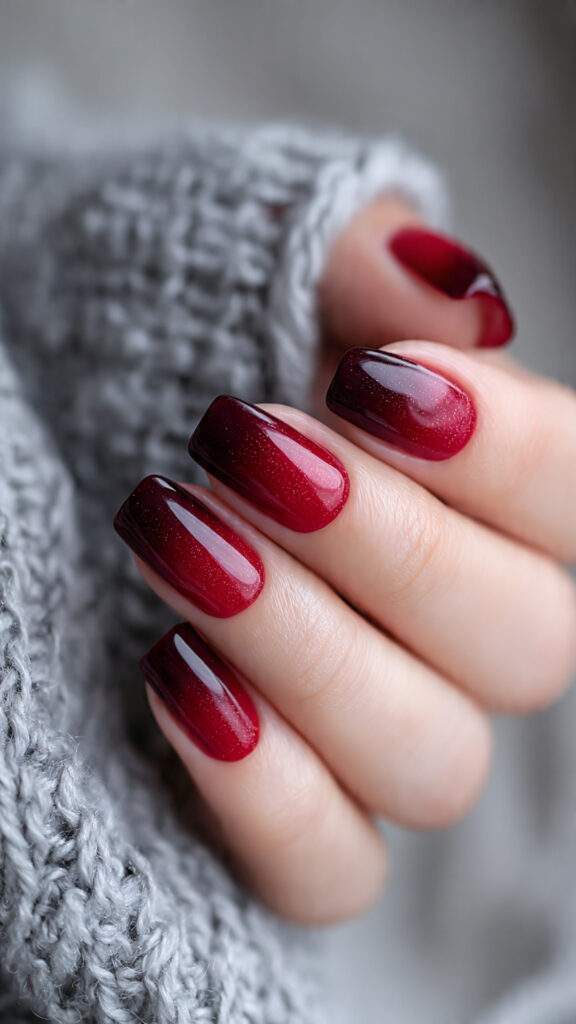 4 burgundy blood splatter gradient deep burgundy