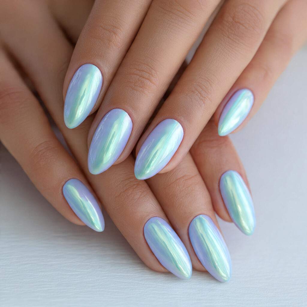 a set of nails on well groomed hands 7