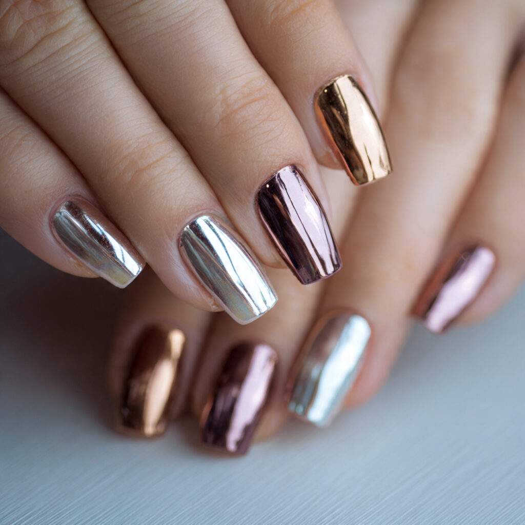 a set of nails on well groomed hands 8