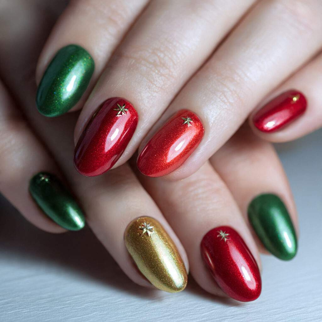 a set of nails on well groomed hands 9