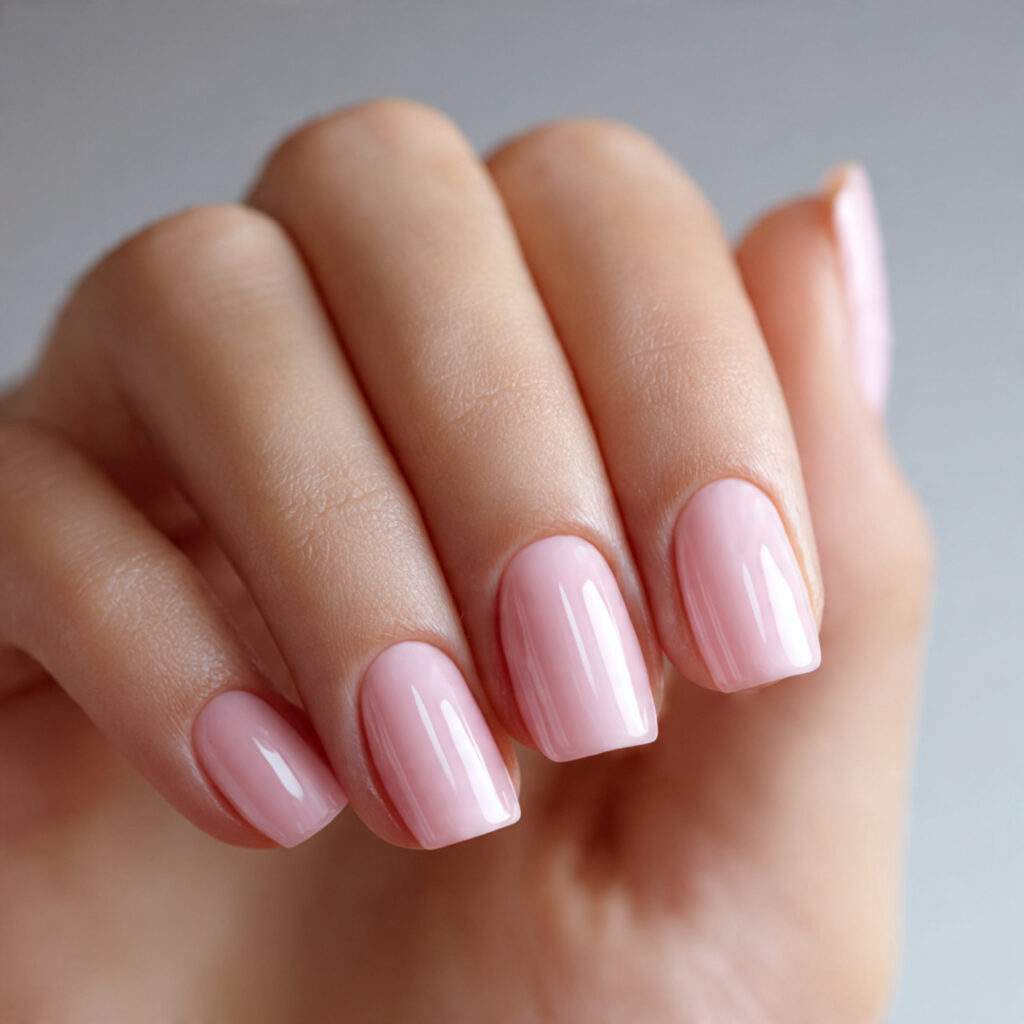 clean high shine luxury nails complete the
