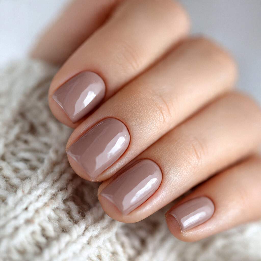 close up photo of short nails painted in 12