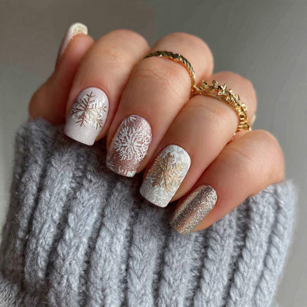 cozy february nail designs inspired by winter