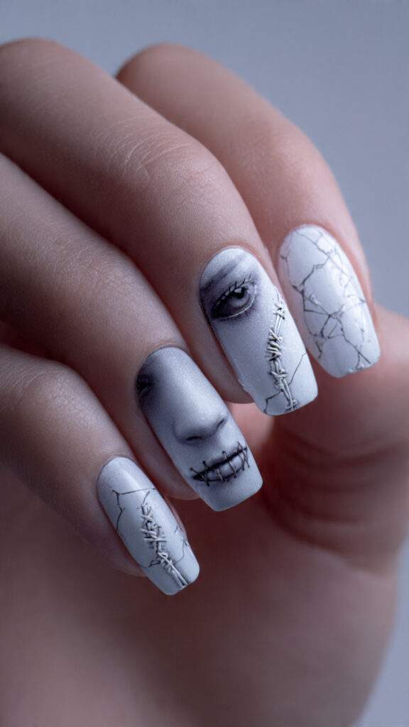 create a 16k ultra realistic pin style nail 2 1