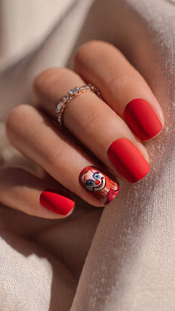 create a pin style nail art image of 5