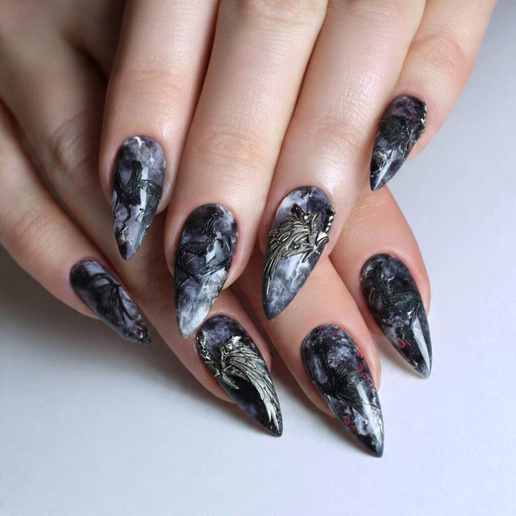 create exactly this type of the nails 12