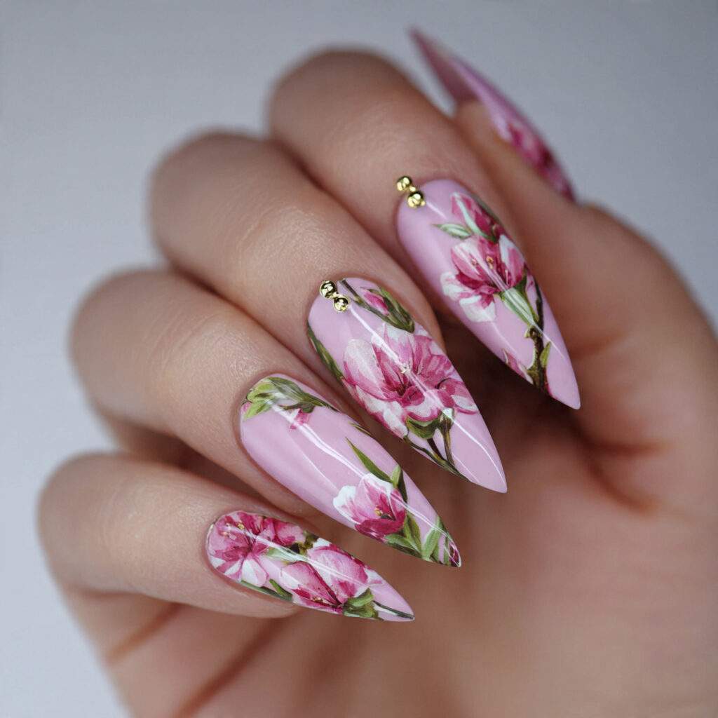 create exactly this type of the nails 23