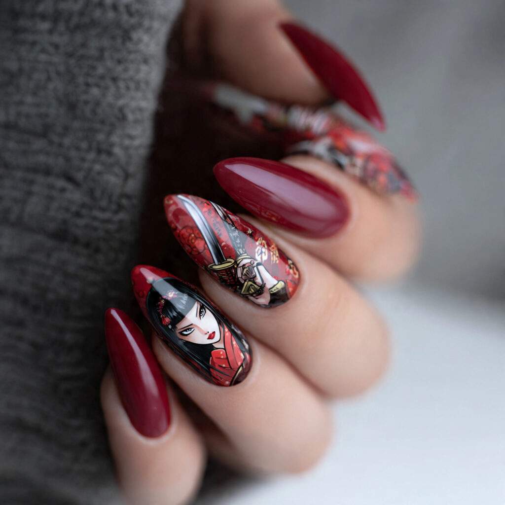 create exactly this type of the nails 23