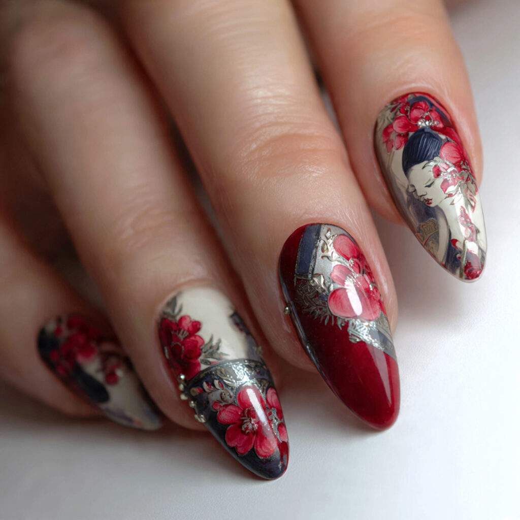 create exactly this type of the nails 24