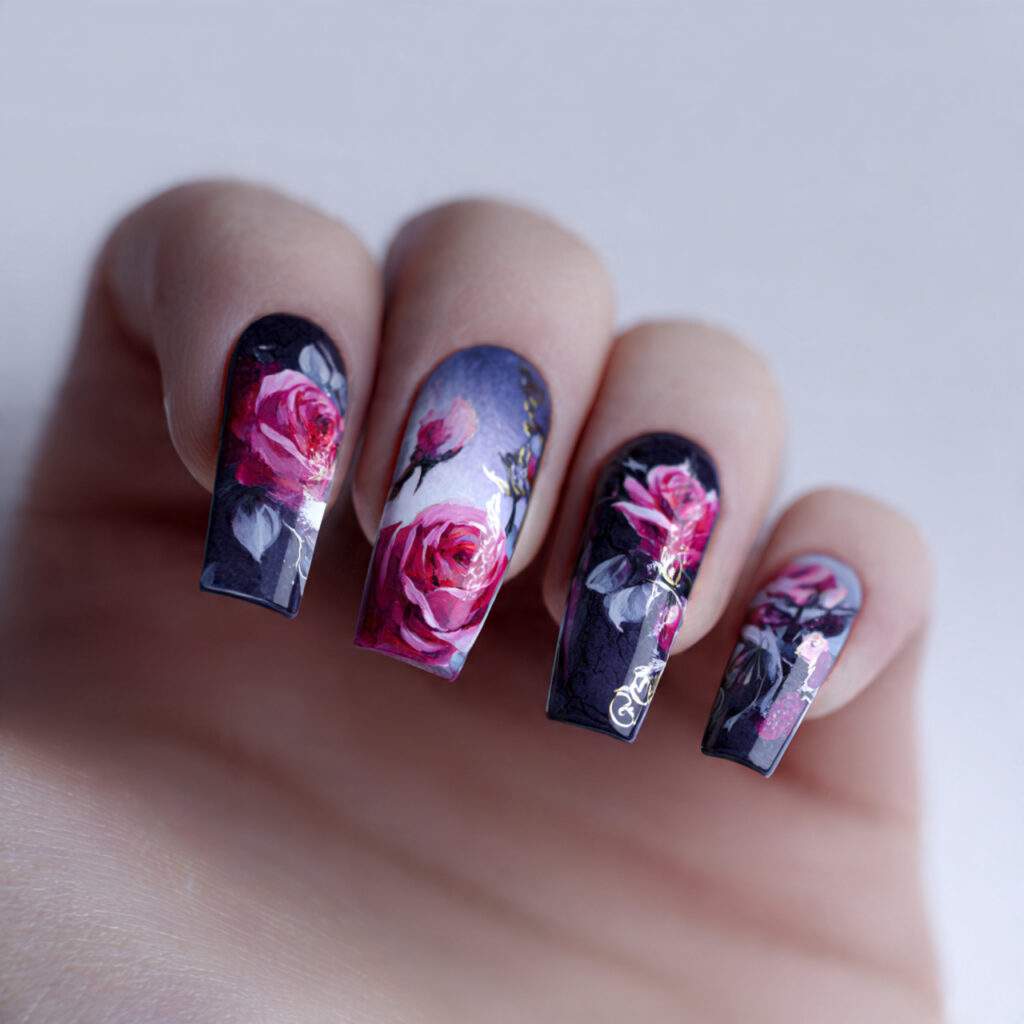 create exactly this type of the nails 29