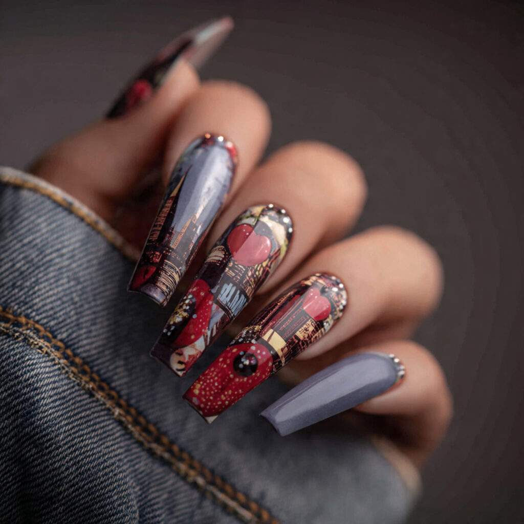 create exactly this type of the nails 39