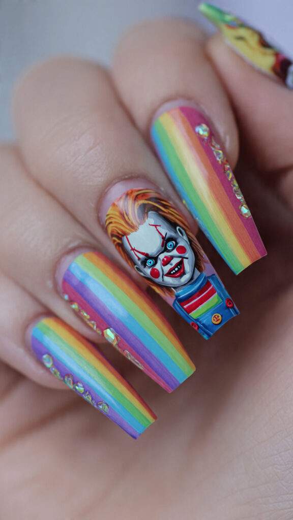 create exactly this type of the nails 45