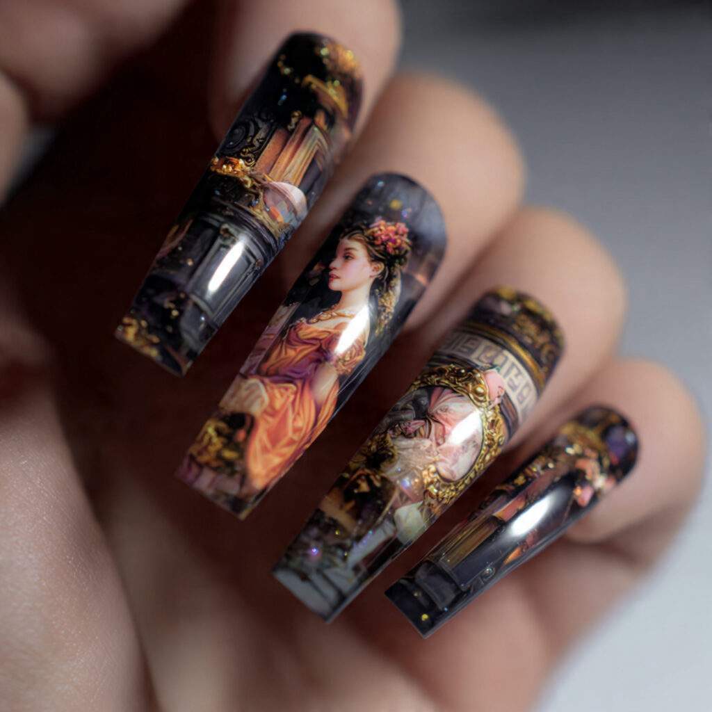 create exactly this type of the nails 45