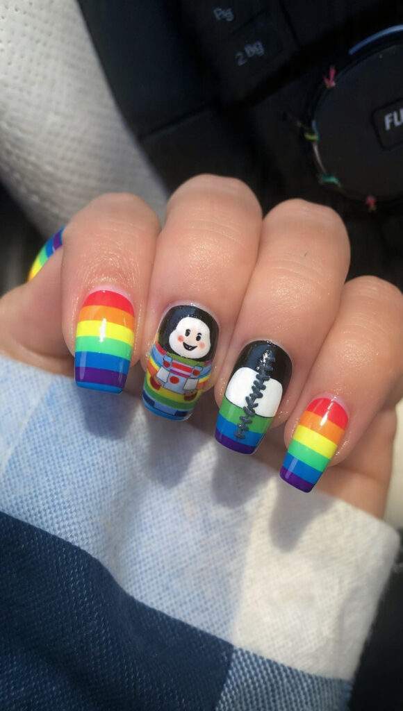 create exactly this type of the nails 46