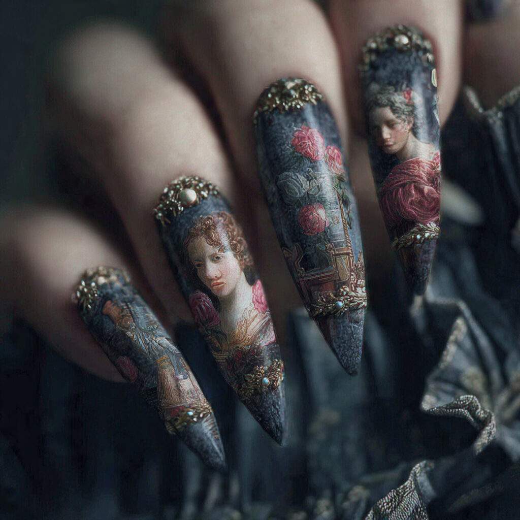 create exactly this type of the nails 53
