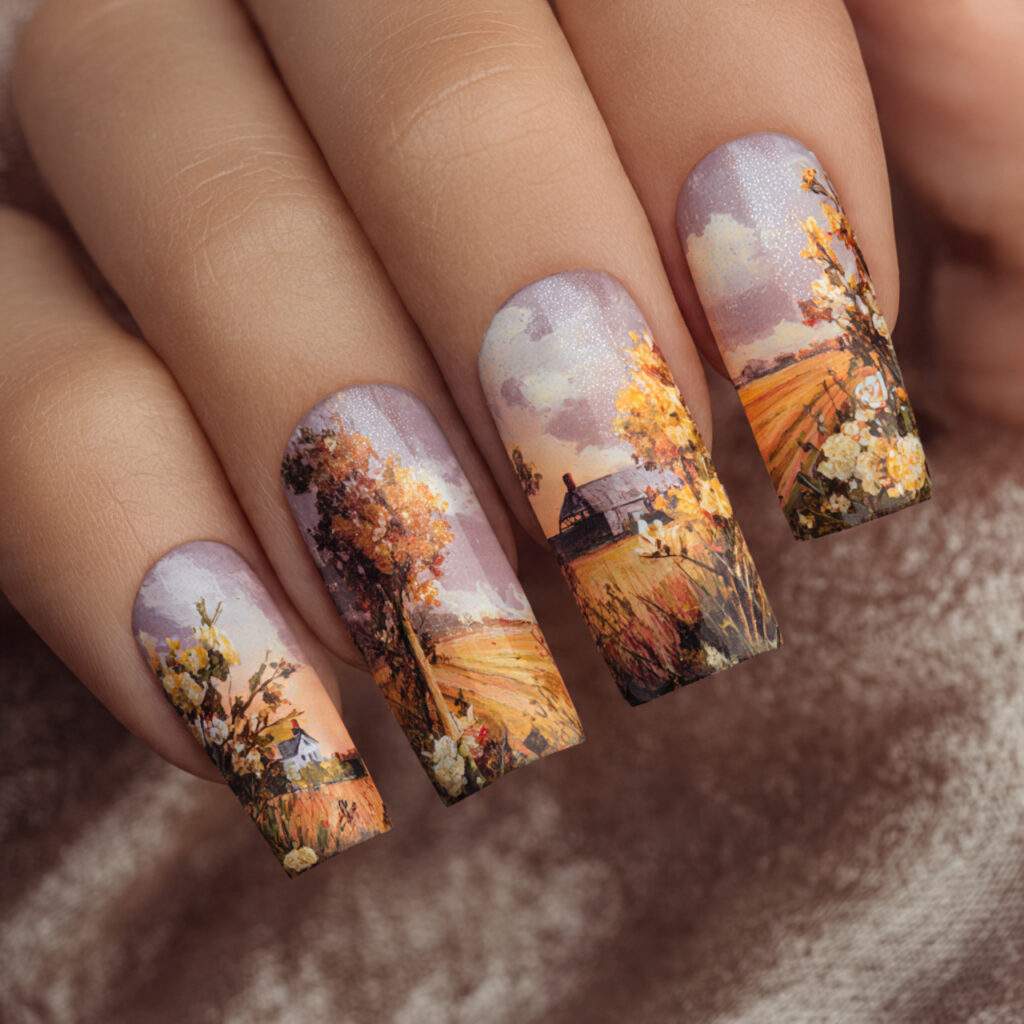 create exactly this type of the nails