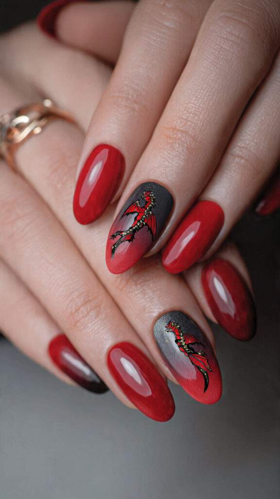 French Tips With Jason Inspired Dot Art