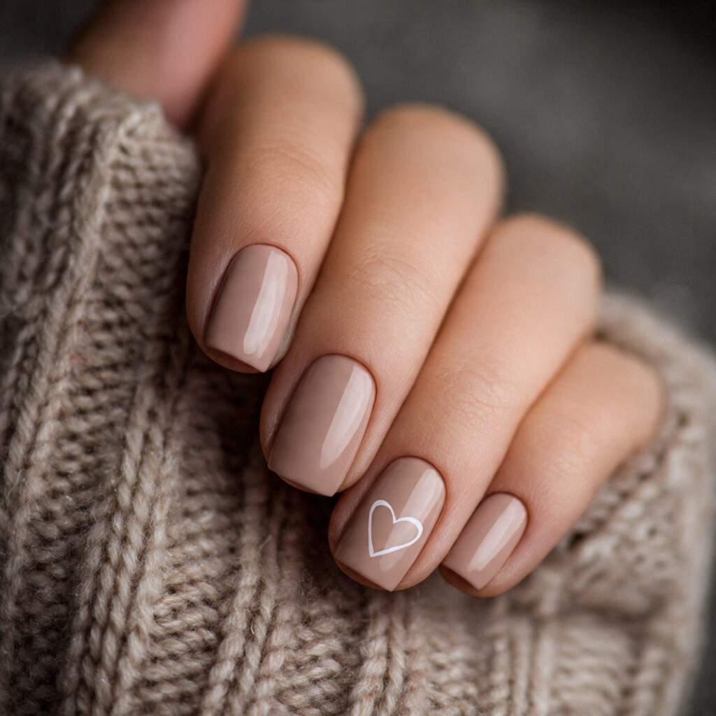 light mocha nails feel warm and comforting