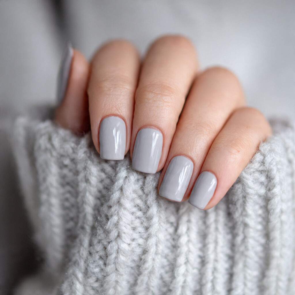 light stone gray polish feels calm and
