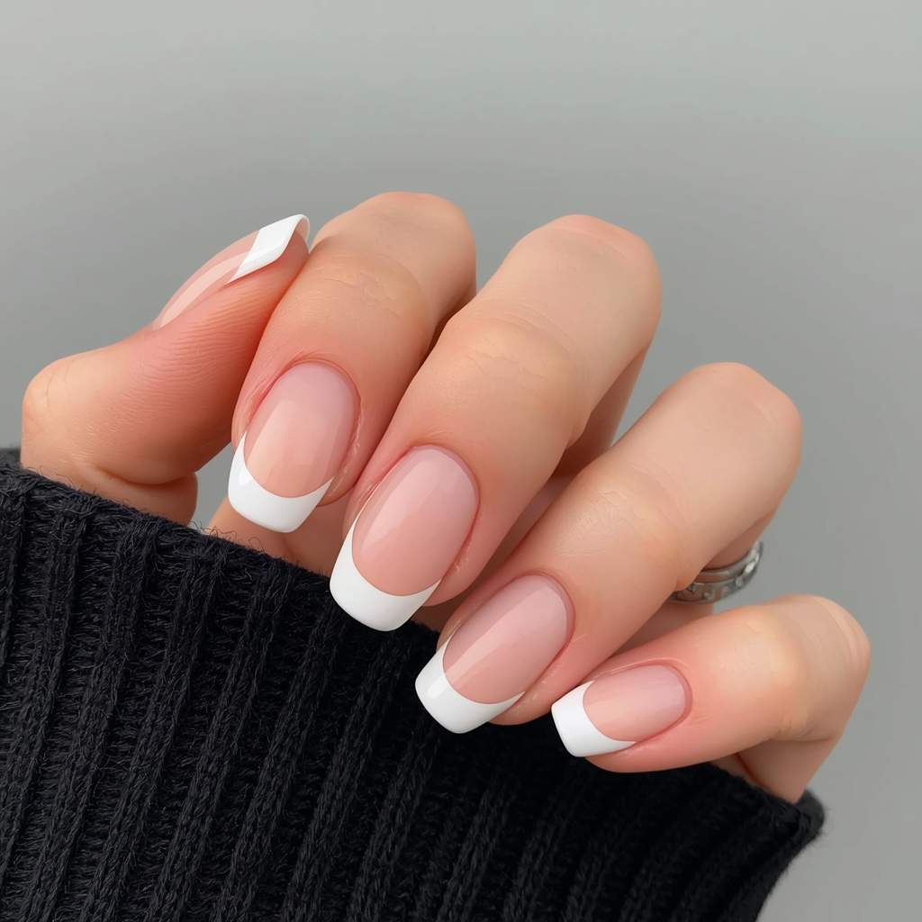 lucid origin 4. Micro French Manicure Micro French manicures featuring ultra thin tips update 0