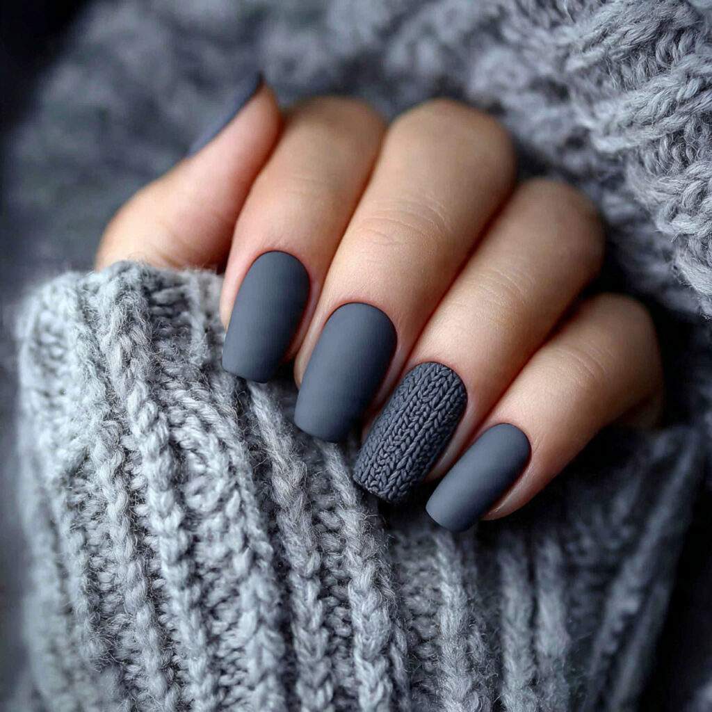 matte grey january nails feel soft and 1