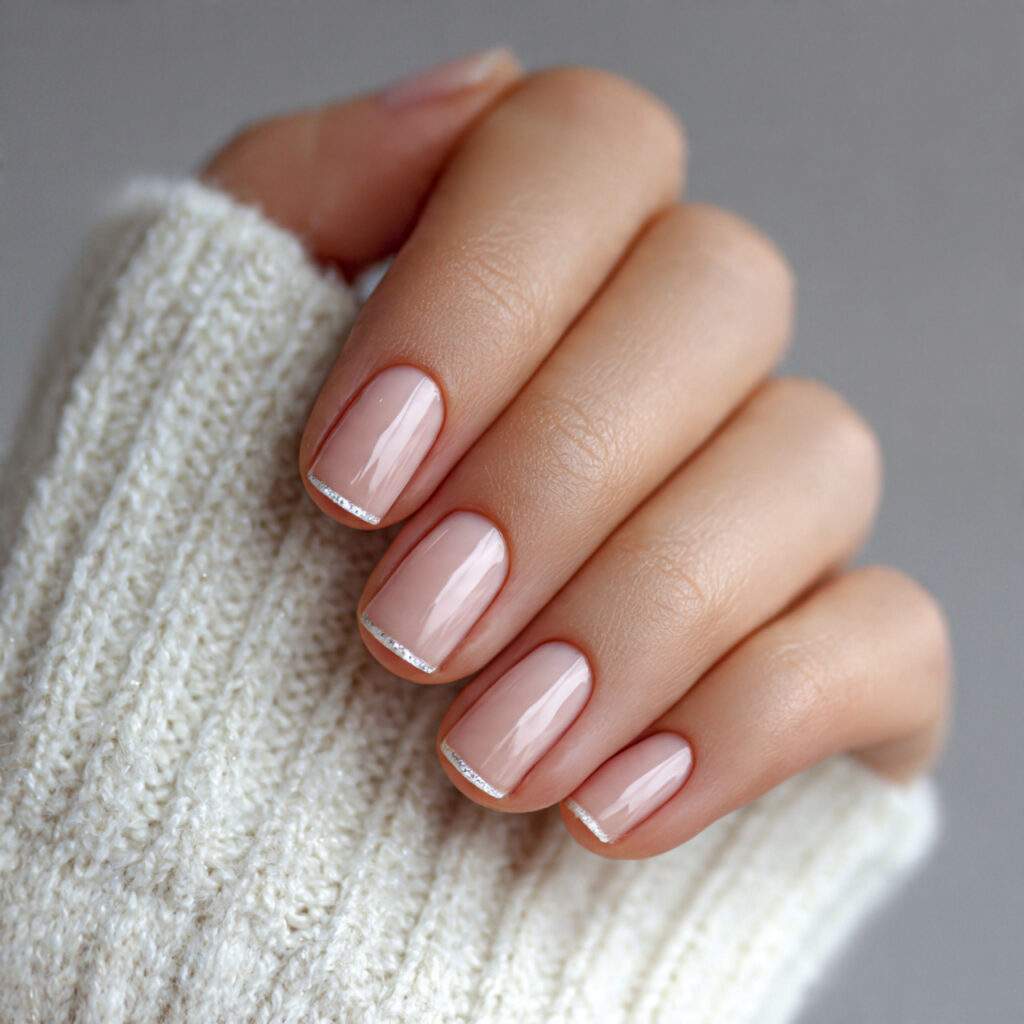 minimal accent luxury nails add interest without