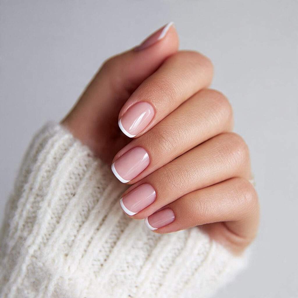 nails with extra clean cuticle detailing are a