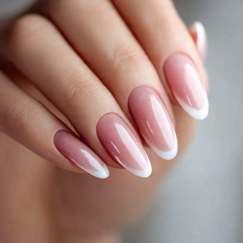 natural nails with perfect filing