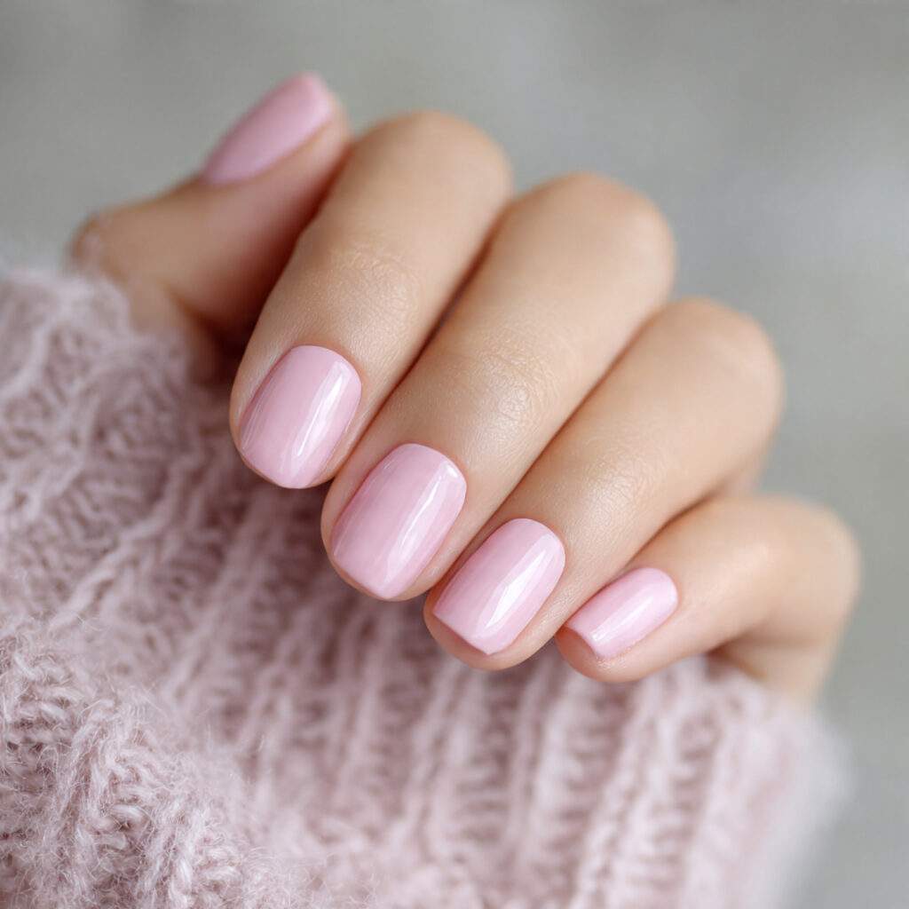 natural pink nails enhance your natural nail