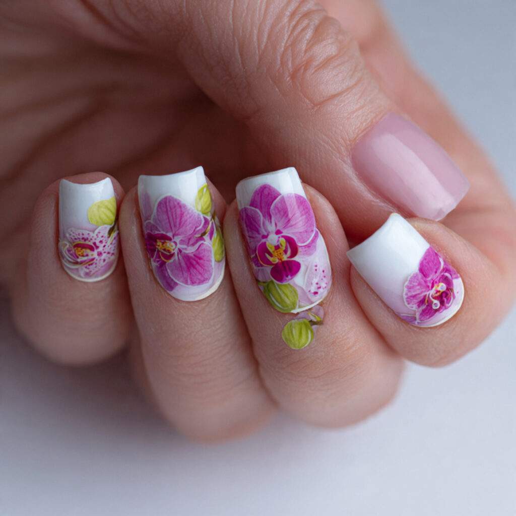 orchid designs bring exotic sophistication to short