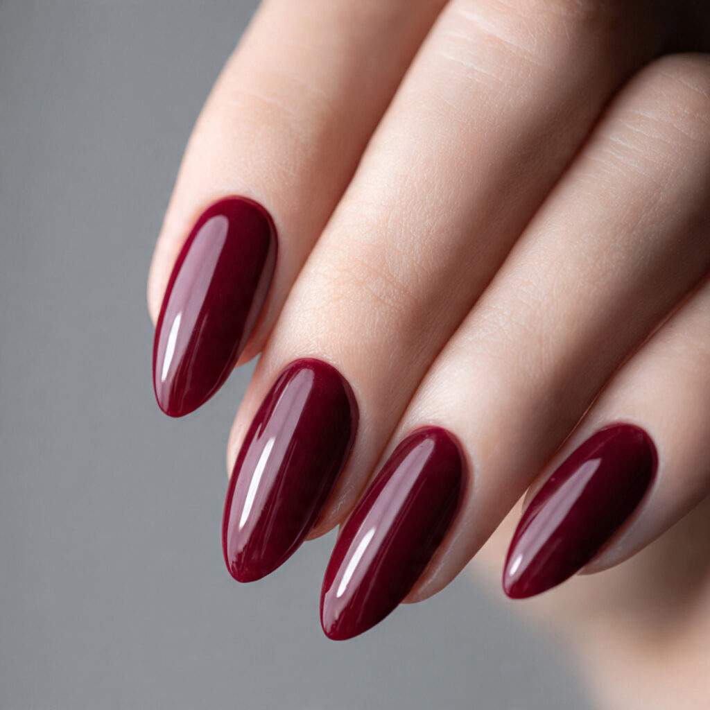 perfectly shaped luxury nails focus on symmetry