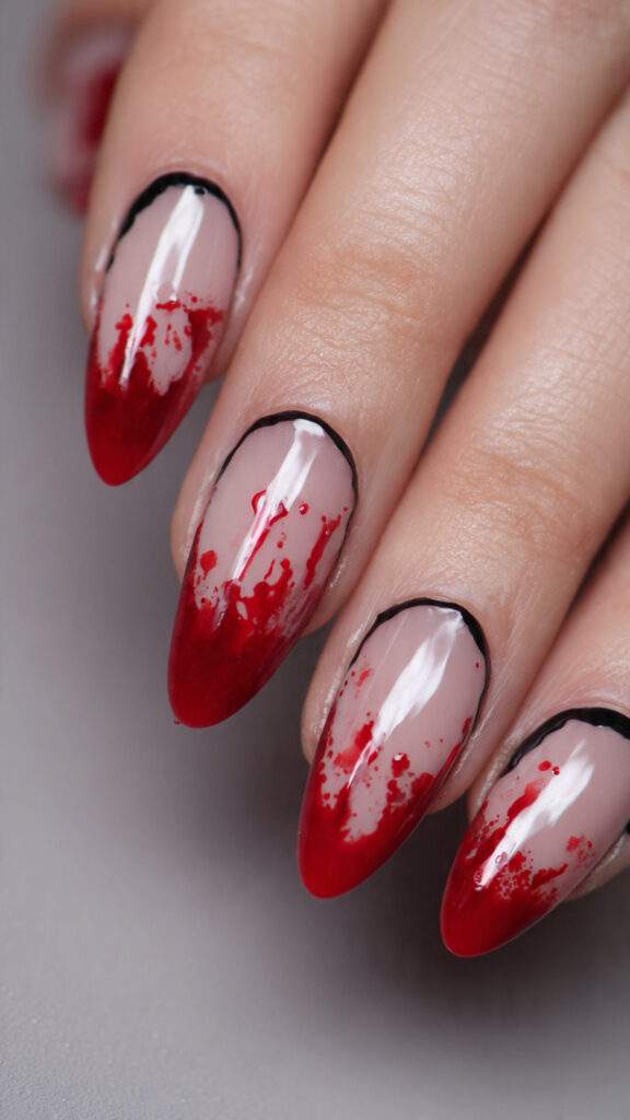 Sharp Blood Drip French