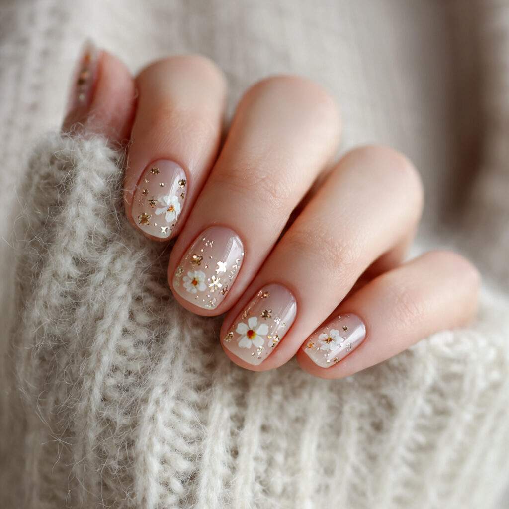 short nails with negative space designs pin