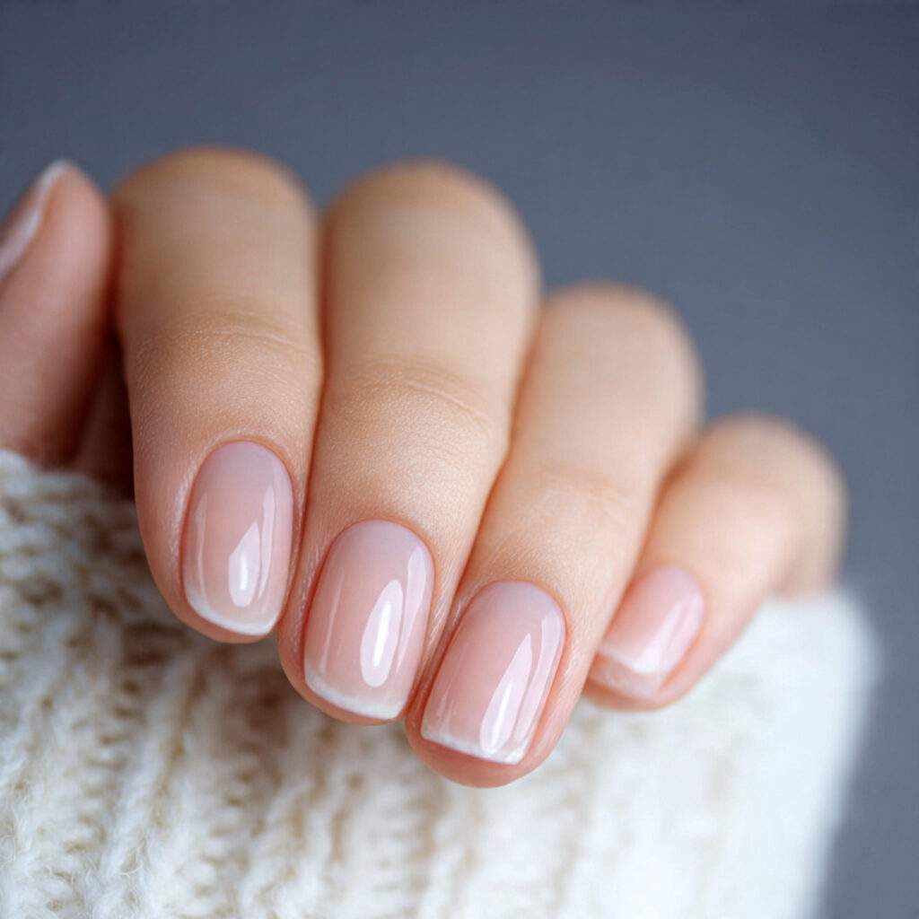 short natural nails are easy to maintain