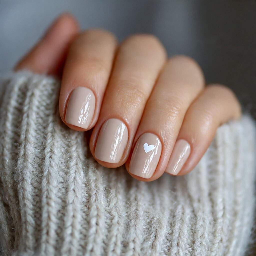 soft latte nails bring warmth and comfort
