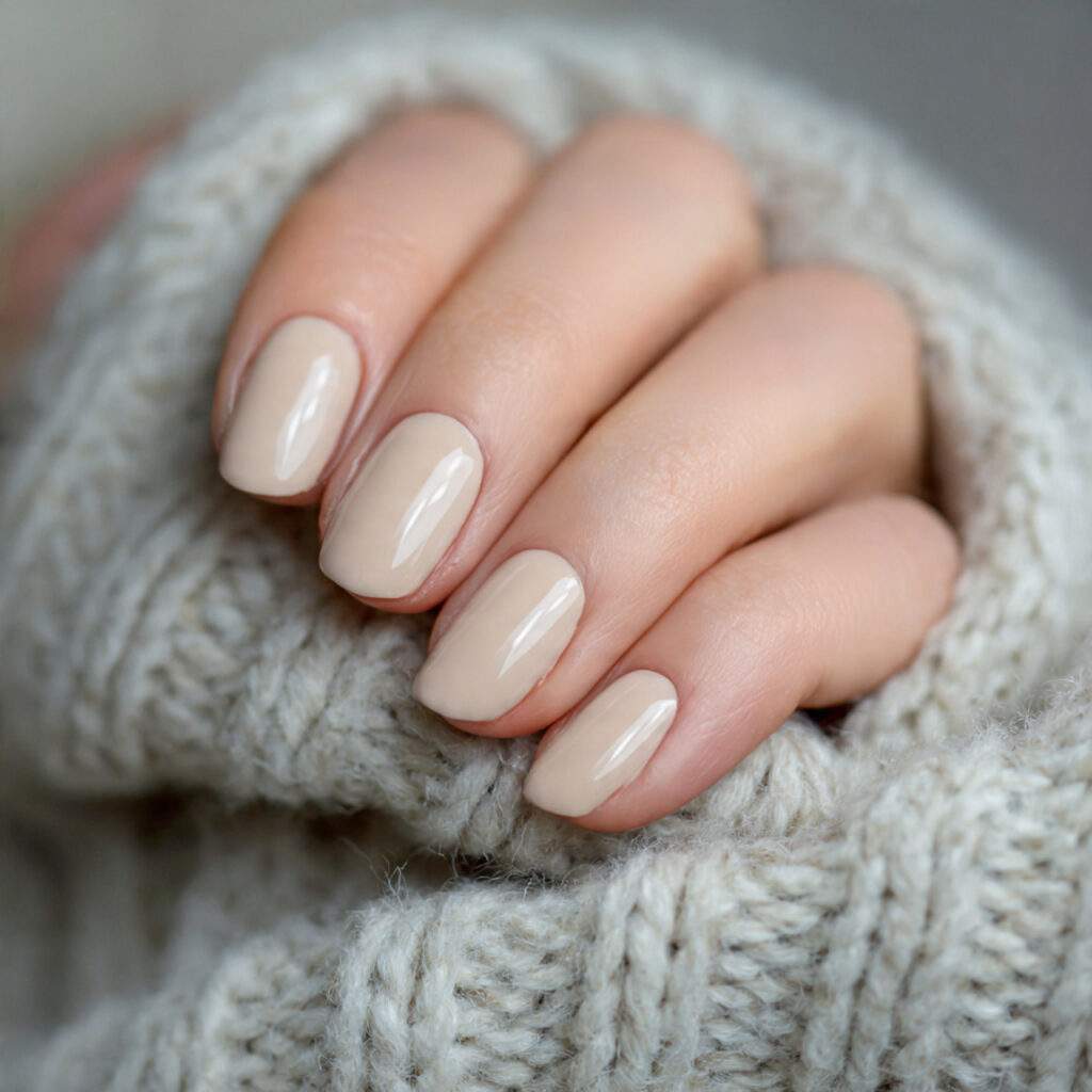 soft oatmeal cozy february nails bring a