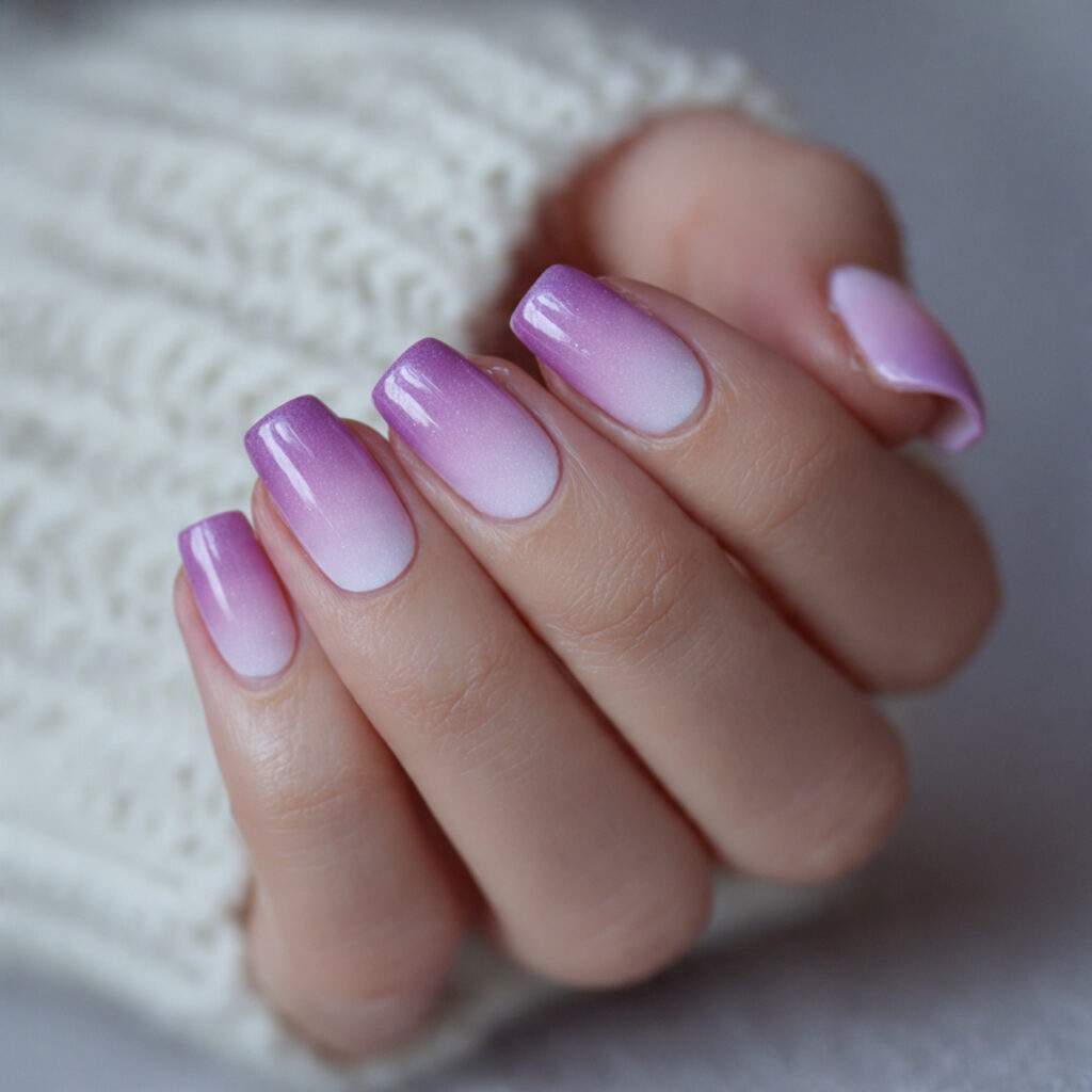 soft ombre blend nails look expensive because
