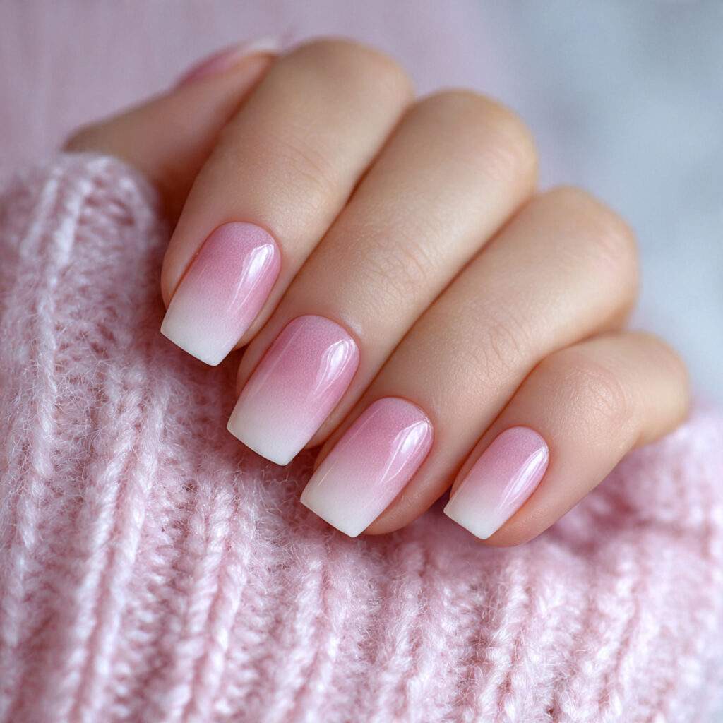 soft ombre nails create smooth color transitions
