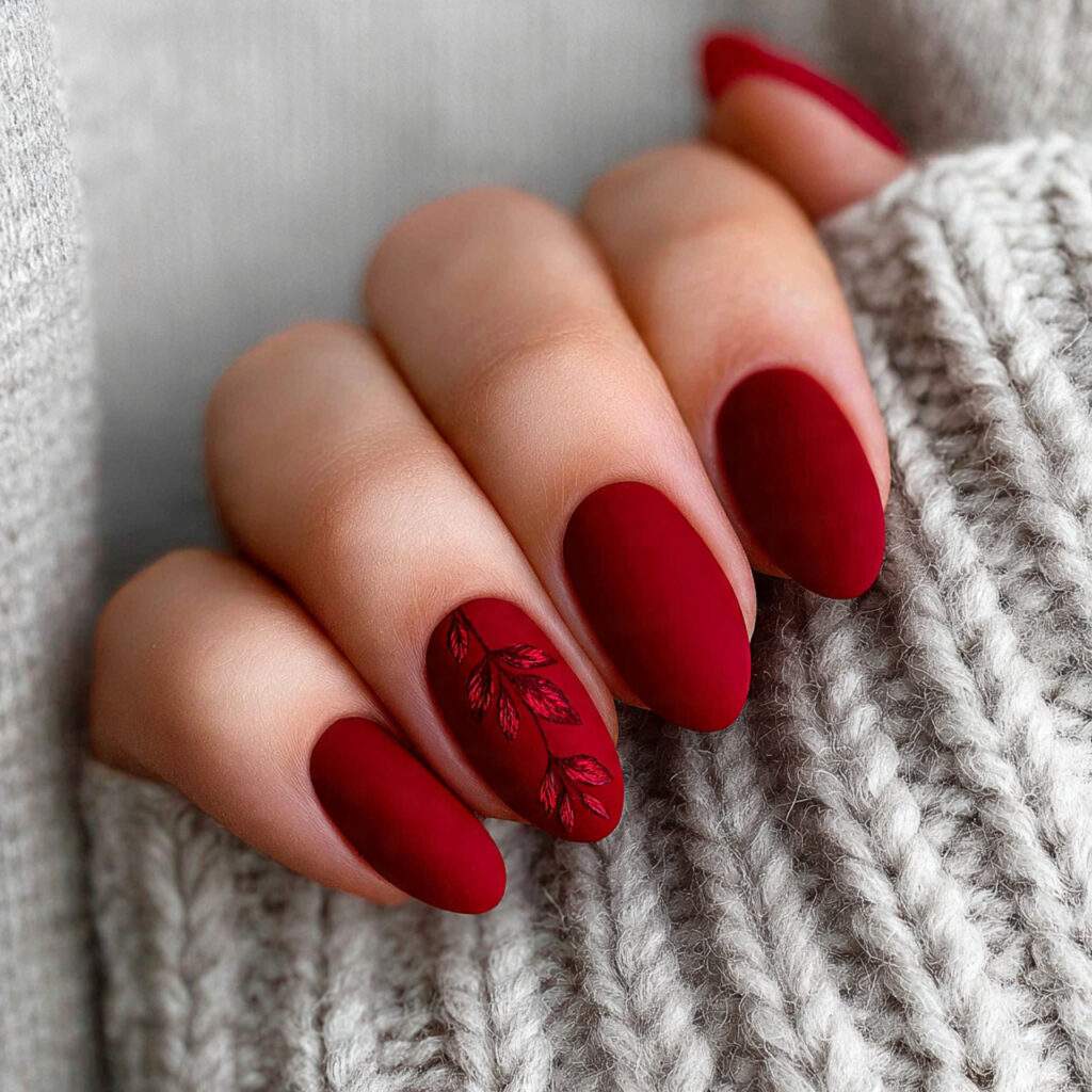 soft red shades work best for this
