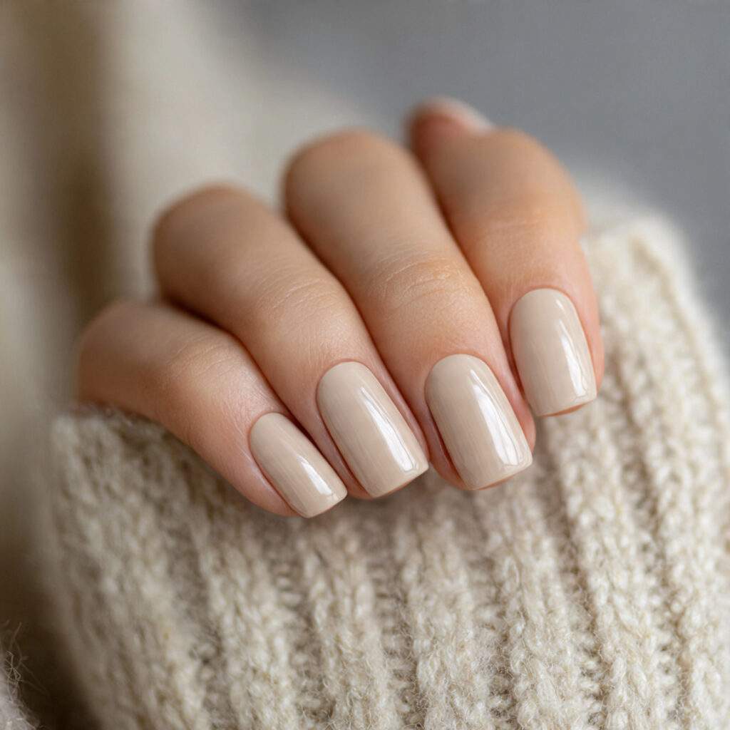 soft sand short valentine nails bring a