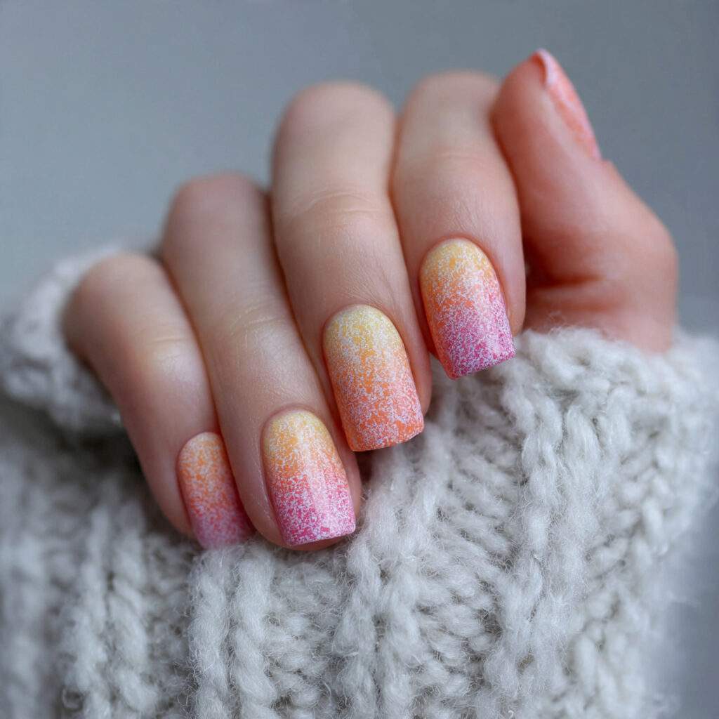 soft texture finish nails