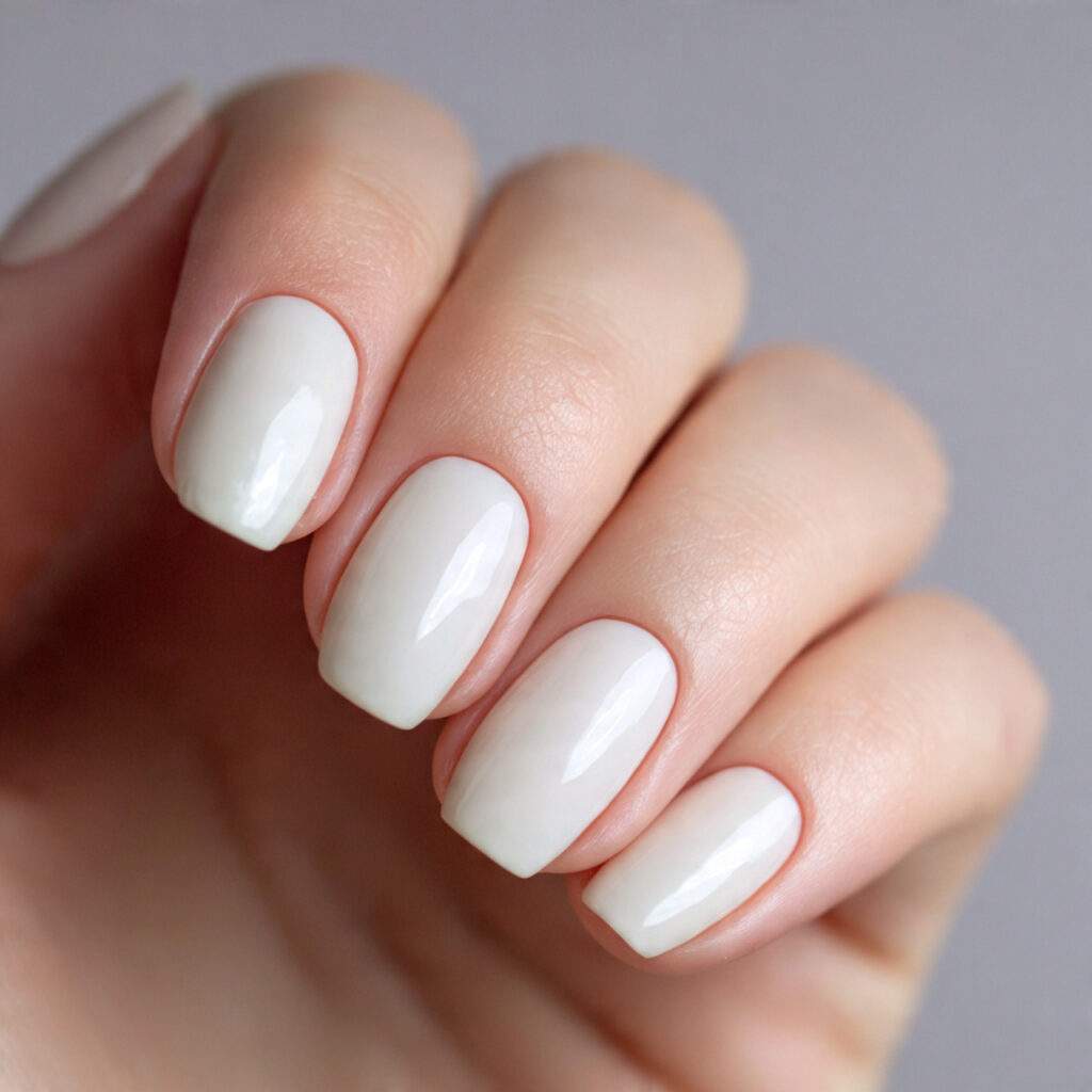soft white shade with a gentle pearly