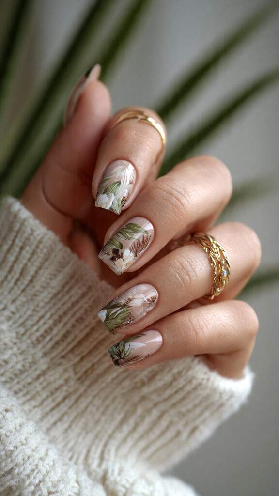 squoval nails pin style with the 16k
