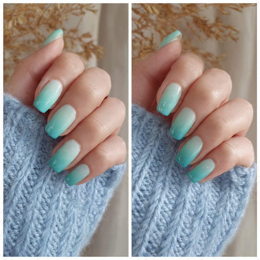 Aqua and Mint Blend