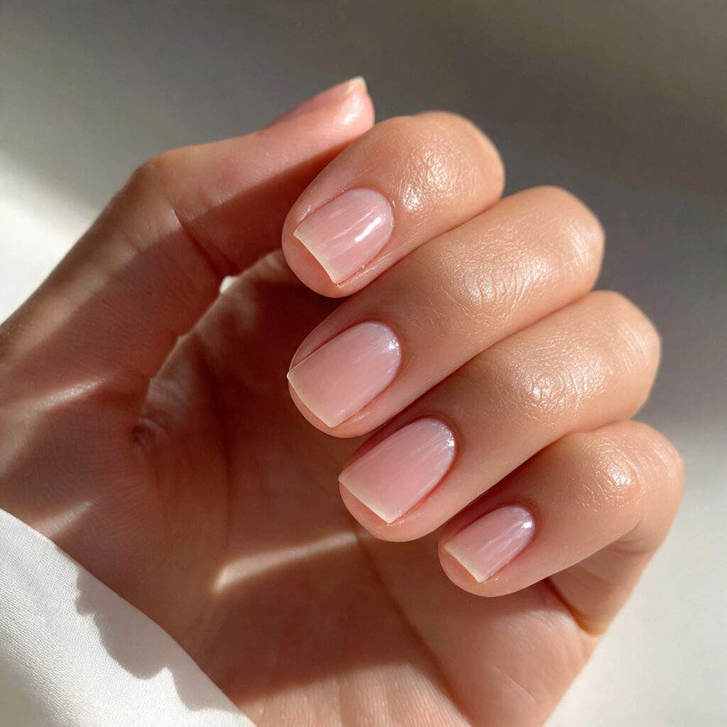 Buffed Bare Nails