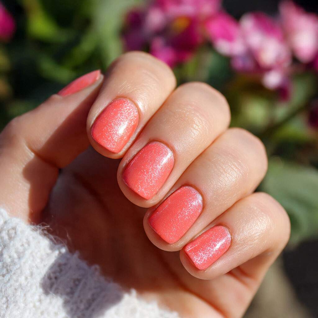 Coral Pink Shimmer